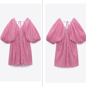 ZARA micro floral dress